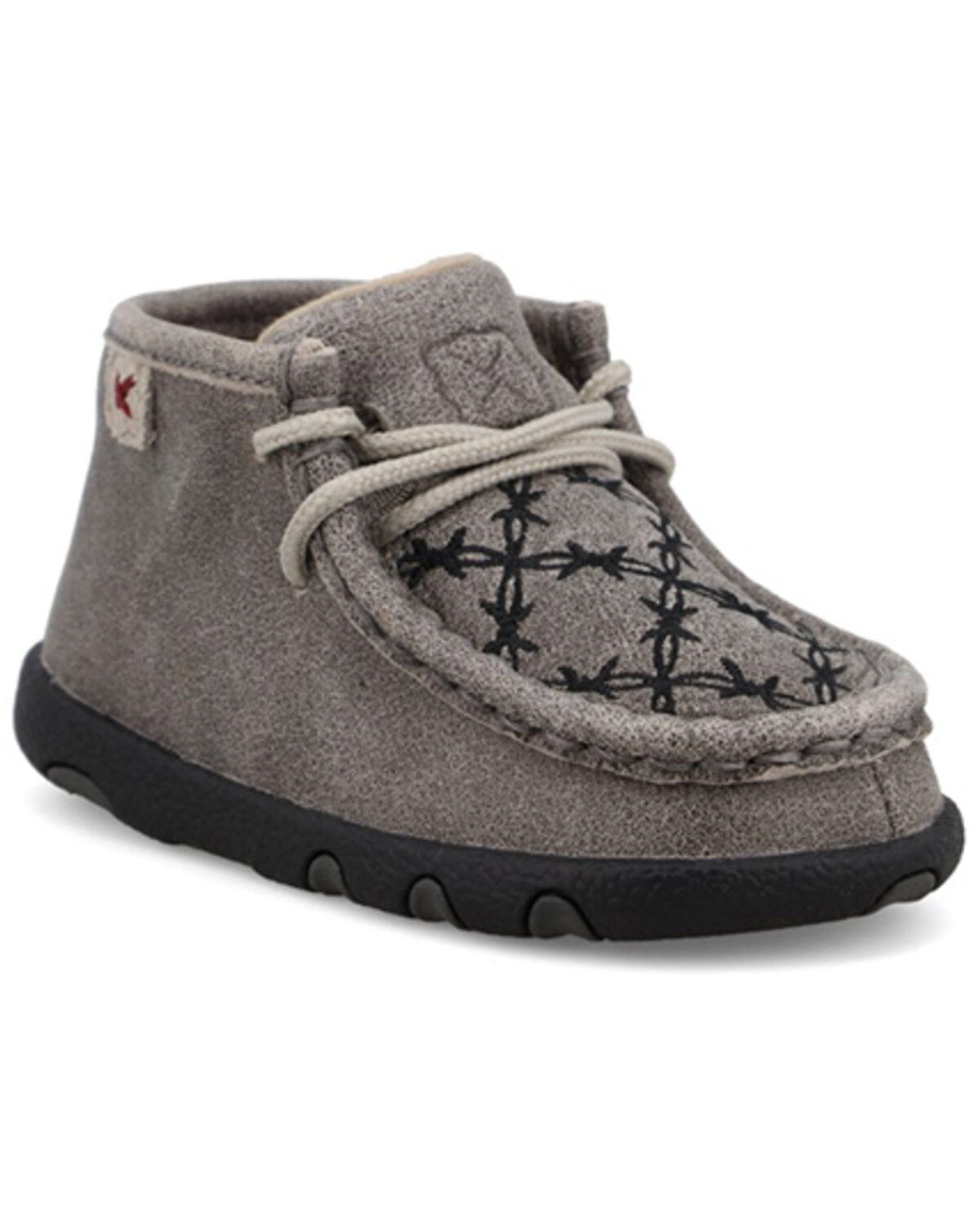 Twisted X Infant Boys' Chukka Driving Mocs, Grey, hi-res
