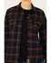 Image #3 - Lucky Brand Workwear Women's Canyon Plaid Print Long Sleeve Button-Down Flannel Work Shirt, Navy, hi-res