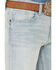 Image #2 - Cody James Men's Pioneer Wash Wyatt Slim Bootcut Stretch Denim Jeans, Light Wash, hi-res