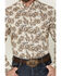 Image #3 - Cody James Men's Kendall Paisley Print Long Sleeve Button-Down Stretch Western Shirt - Tall, Tan, hi-res