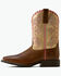 Image #2 - Ariat Girls' Sundown Performance Western Boots - Broad Square Toe, Brown, hi-res