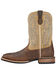 Image #3 - Ariat Men's Quickdraw 11" Western Performance Boots - Broad Square Toe, Bark, hi-res