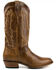 Image #2 - El Dorado Men's Embroidered Design Western Boots - Medium Toe, Chocolate, hi-res