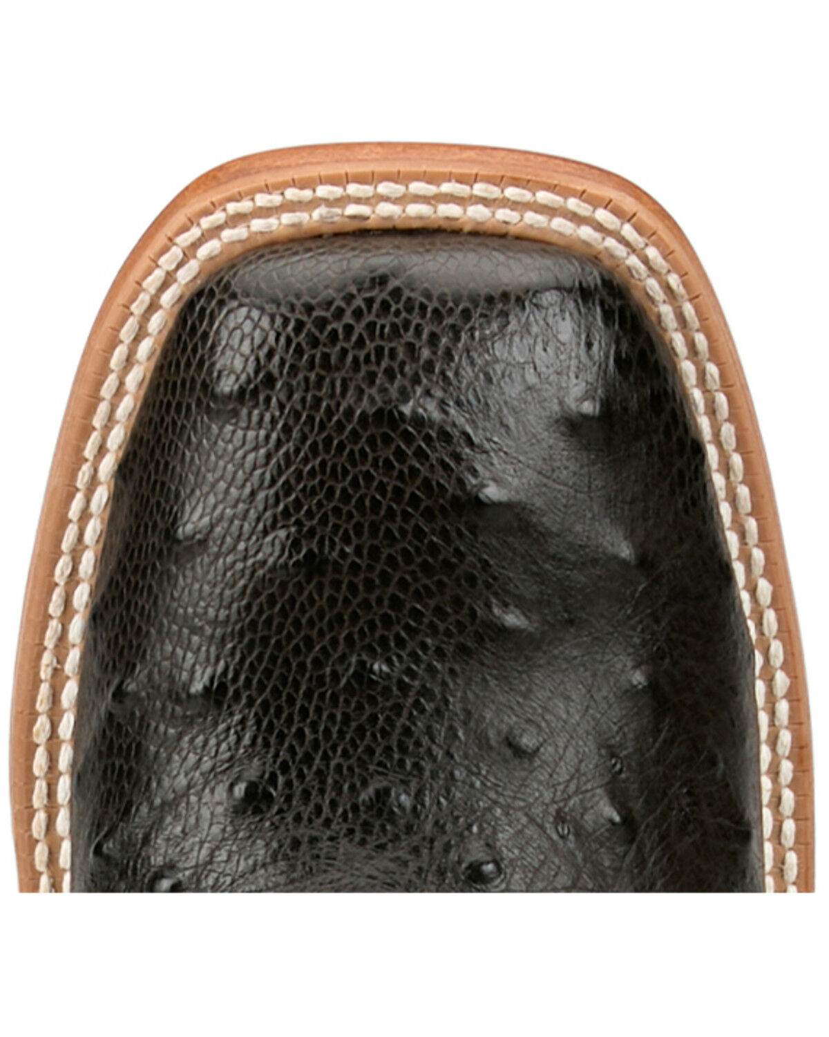 Image #6 - Tony Lama Men's Blaine Exotic Ostrich Western Boots - Broad Square Toe, Chocolate, hi-res