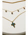 Image #2 - Shyanne Women's Cross Pendant Layered Necklace, Gold, hi-res