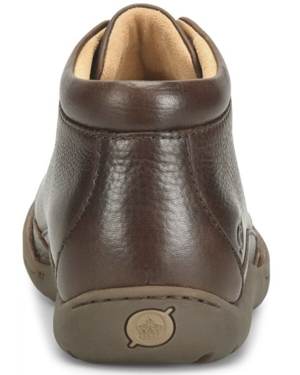 Image #6 - Born Men's Nigel Boots - Round Toe, Brown, hi-res