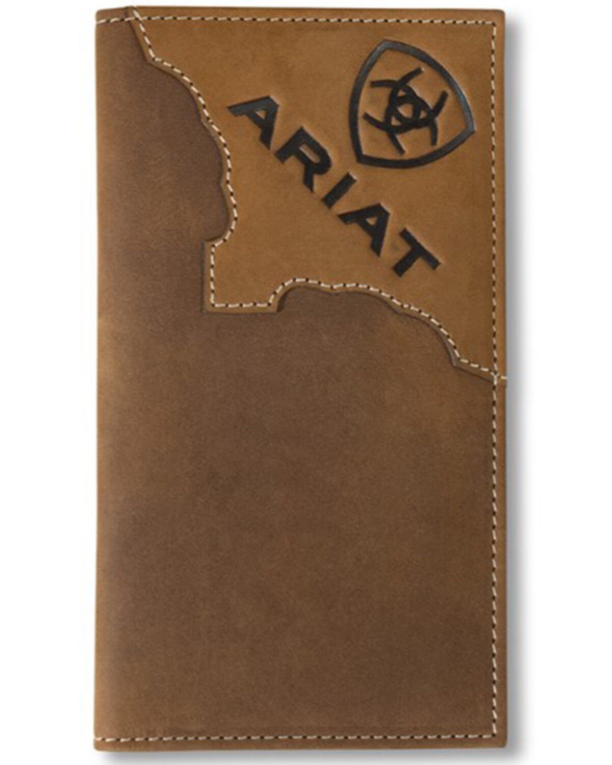 Image #1 - Ariat Men's Two Tone Rodeo Wallet, Brown, hi-res
