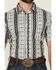 Image #3 - RANK 45&reg; Men's Buffalo Southwestern Striped Print Short Sleeve Button-Down Stretch Western Shirt, White, hi-res