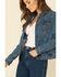 Image #4 - Wrangler Women's Dark Wash Classic Fit Denim Jacket, Blue, hi-res