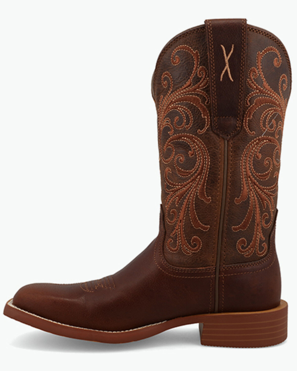 Image #3 - Twisted X Women's 11" Tech X&trade; Performance Western Boots - Broad Square Toe, Brown, hi-res