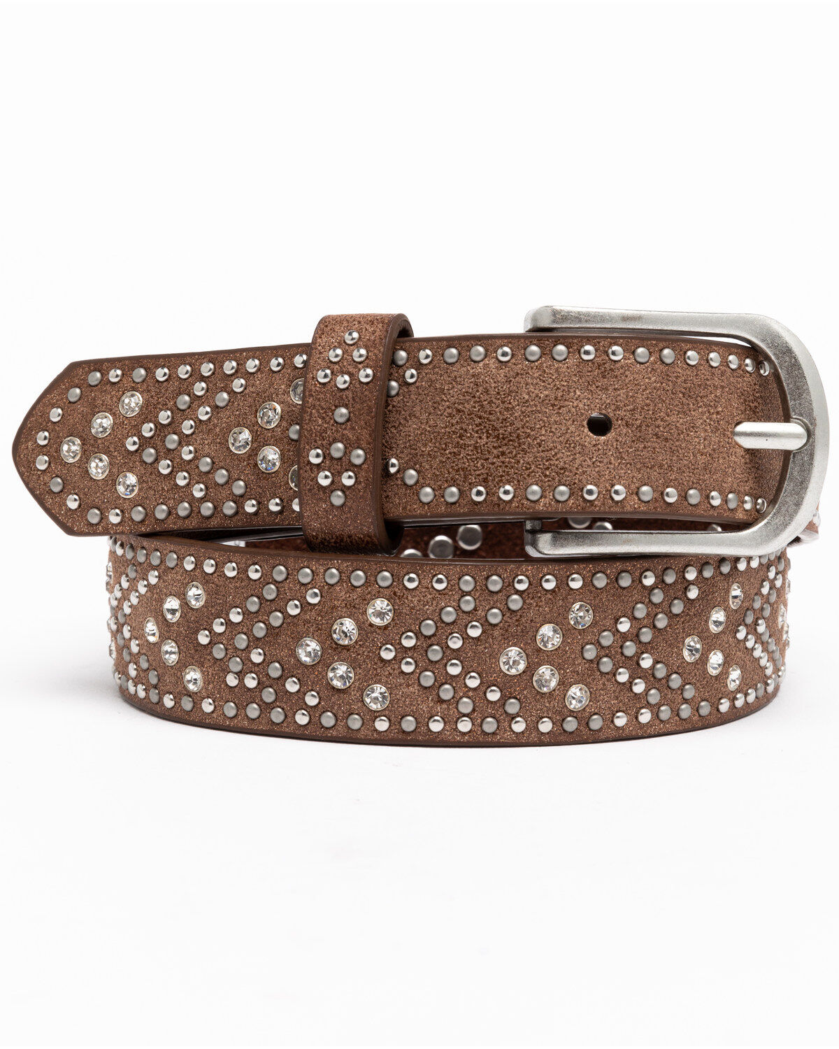 Image #1 - Shyanne Girls' Tempt To Shine Belt, Brown, hi-res