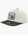 Image #1 - Ariat Men's Desert Patch Ball Cap, Cream/brown, hi-res