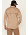 Image #4 - Ariat Men's FR Solid VentTEK Long Sleeve Work Shirt - Tall , Beige/khaki, hi-res