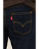 Image #4 - Levi's Little Boys' 517 Pearson Dark Wash Bootcut Stretch Denim Jeans , Blue, hi-res