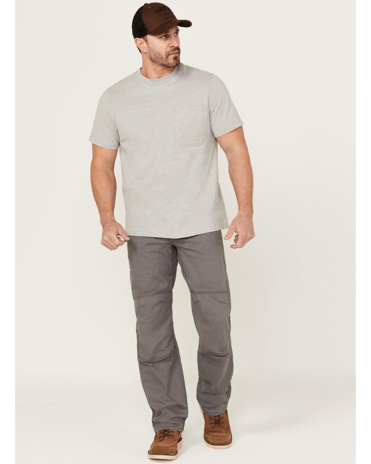 Image #1 - Hawx Men's All Out Work Pants, Steel, hi-res