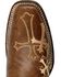 Image #6 - Circle G Women's Cross Embroidered Square Toe Western Boots, Chocolate, hi-res