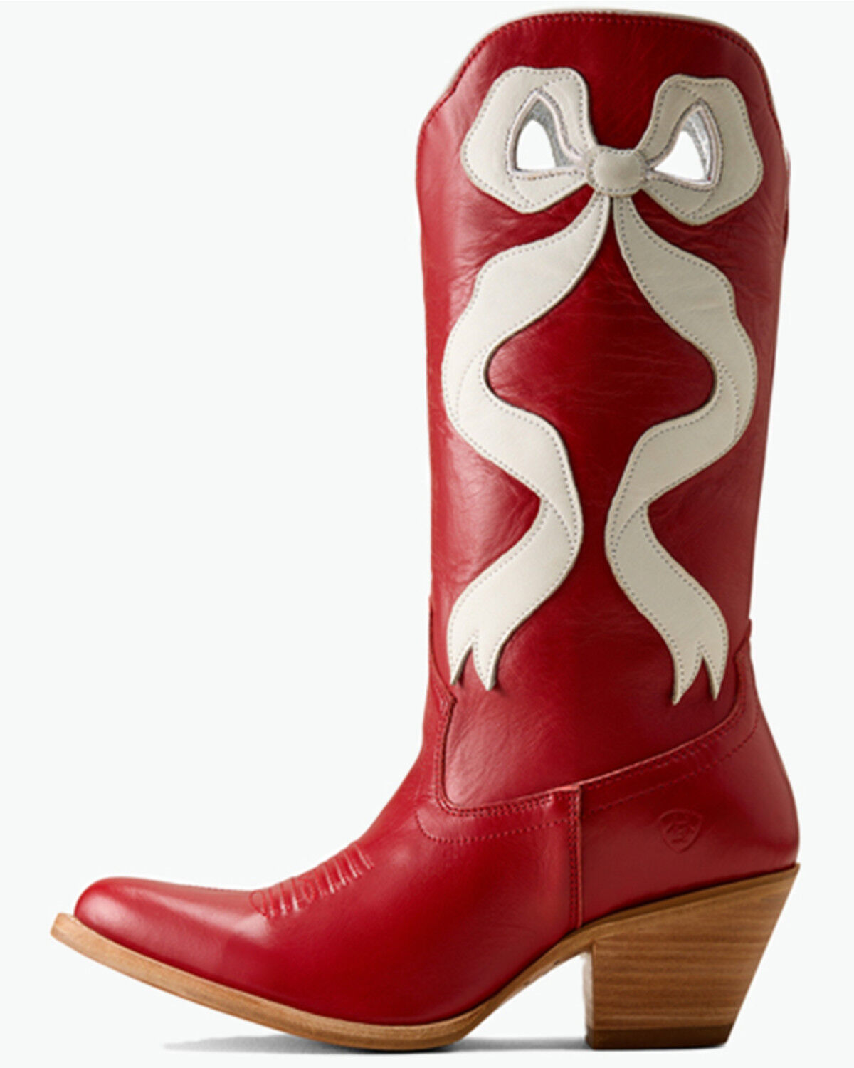 Image #2 - Ariat Women's Beaux Western Boots - Round Toe, Red, hi-res