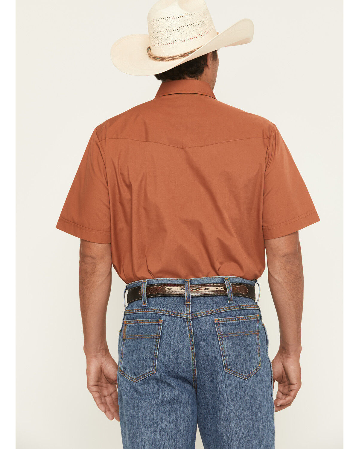 Image #4 - Ely Walker Men's Boot Barn Exclusive Solid Short Sleeve Snap Western Shirt - Big, , hi-res
