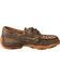 Image #2 - Twisted X Kids' Leopard Printed Moccasins, Brown, hi-res