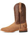 Image #2 - Ariat Men's Frontier Relentless Sic Em' Full-Grain Western Performance Boots - Broad Square Toe, Brown, hi-res