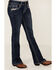 Image #2 - Shyanne Girls' Dark Wash Lace Pockets Bootcut Stretch Denim Jeans , Dark Wash, hi-res