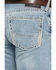 Image #4 - Ariat Men's M7 Rocker Shasta Light Wash Slim Straight Stretch Denim Jeans, Blue, hi-res