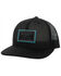 Image #1 - Hooey Men's Doc Logo Patch Trucker Cap, Black, hi-res