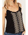 Image #3 - Shyanne Women's Beaded Cami, Black, hi-res