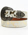 Image #1 - Shyanne Women's Foil Hair-On Cowhide Belt, Gold, hi-res