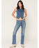 Image #1 - Levi's Women's Medium Wash Super Low Rise Bootcut Stretch Denim Jeans, Medium Wash, hi-res