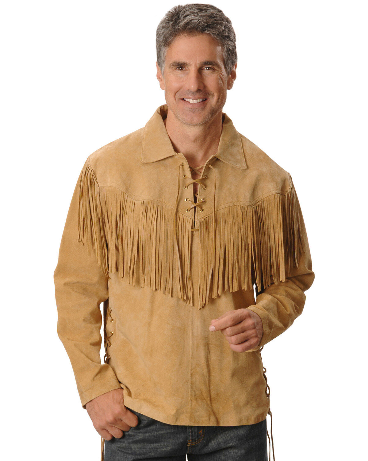 Image #1 - Scully Men's Mountain Man Shirt, Tan, hi-res