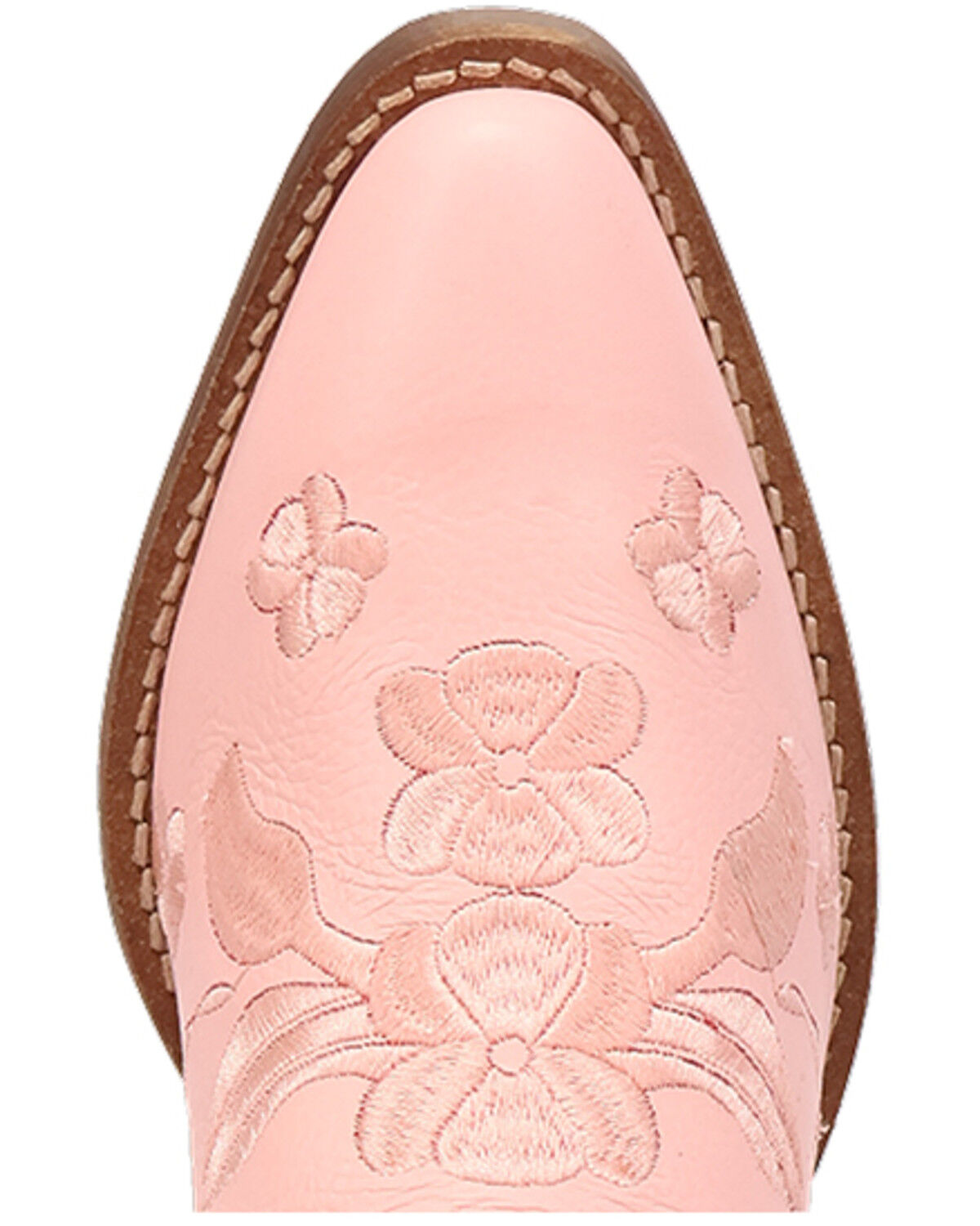 Image #6 - Dingo Women's Sweetheart Embroidered Booties - Round Toe, Pink, hi-res