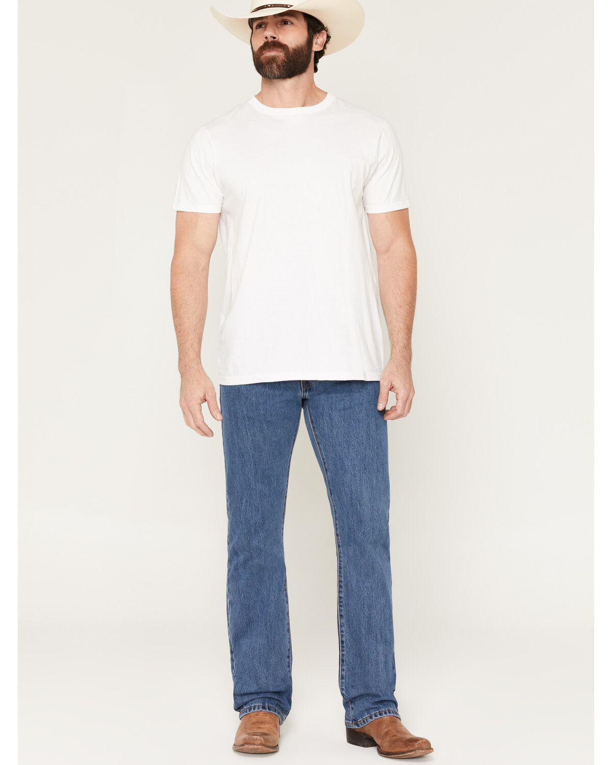 Levi's Men's 517&trade; Medium Wash Slim Bootcut Denim Jeans, Blue, hi-res