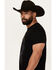 Image #2 - Cody James Men's No Regrets Cowboy Short Sleeve Graphic T-Shirt , Black, hi-res