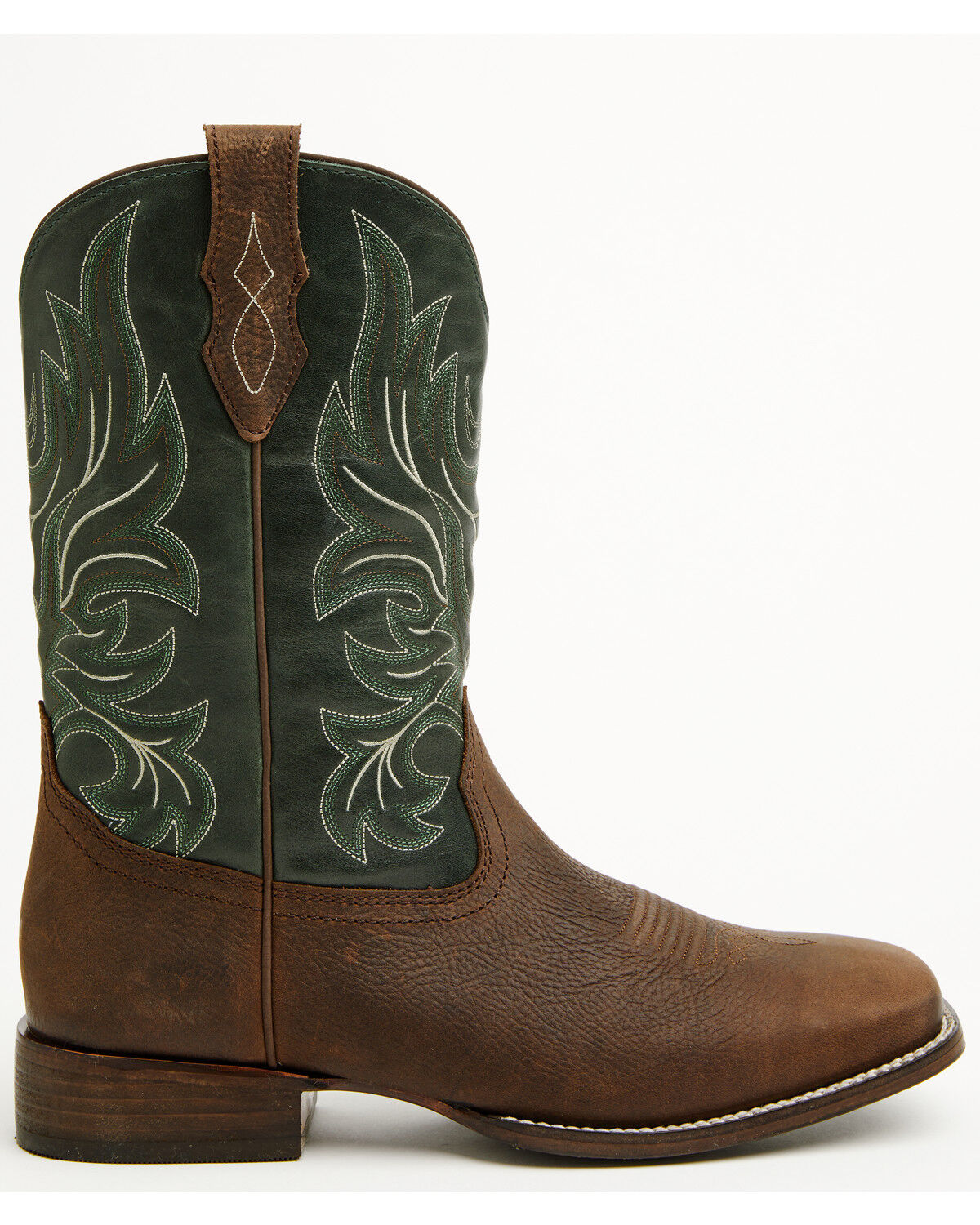 Image #2 - Cody James Cush Core&reg; Men's Spartan Western Boots - Broad Square Toe, Green, hi-res