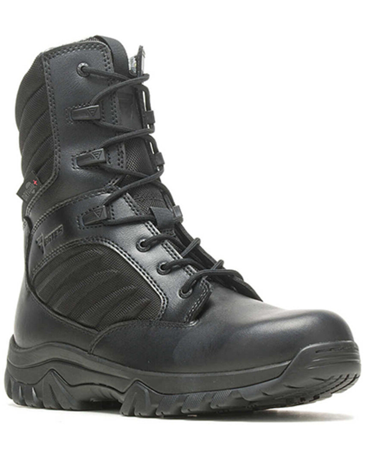 Image #1 - Bates Men's GX X2 Tall Side Zip DryGuard+&trade; Work Boots - Soft Toe, Black, hi-res