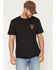 Image #2 - Brixton Men's Darver Short Sleeve Graphic T-Shirt, Black, hi-res