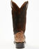 Image #5 - Corral Men's Exotic Python Western Boots - Square Toe , Brown, hi-res