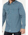 Image #3 - Moonshine Spirit&reg; Men's Free Bird Plaid Print Long Sleeve Western Snap Shirt, Navy, hi-res