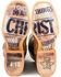 Image #3 - Tin Haul Men's Ichthys Philippians 4:13 Western Boots - Broad Square Toe, Brown, hi-res