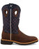 Image #1 - Twisted X Boys' Cowboy Work Western Boots - Broad Square Toe, Navy, hi-res