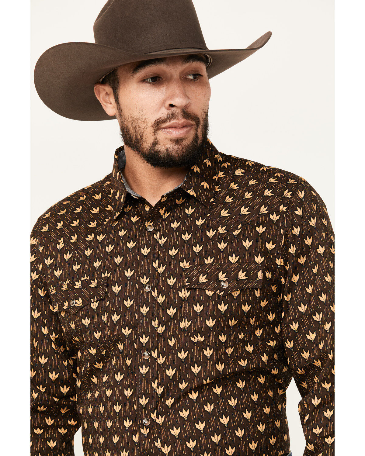 Image #2 - Cody James Men's Reign In Striped Print Long Sleeve Snap Western Shirt - Big, , hi-res
