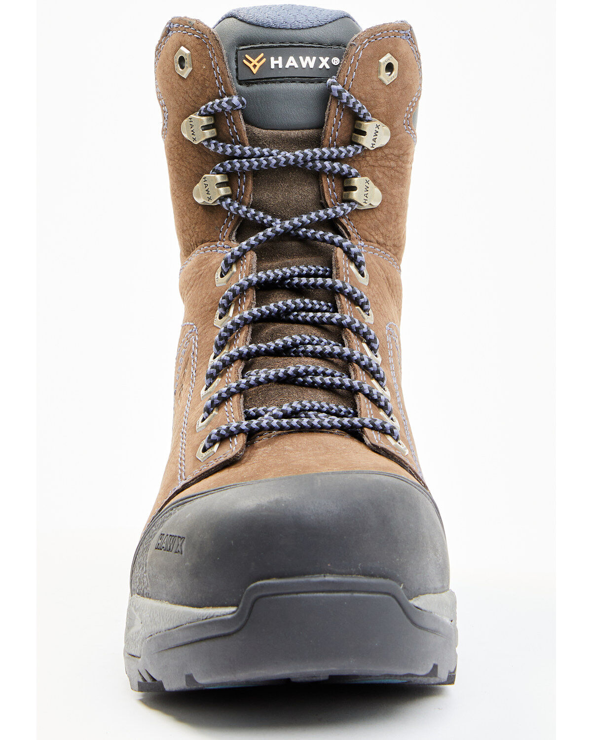 Image #4 - Hawx Men's 8" Lace-To-Toe Tyche Deep Seated Work Boots - Composite Toe, Chocolate, hi-res