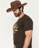 Image #2 - Kimes Ranch Men's Circular Serape Logo Short Sleeve Graphic T-Shirt, Dark Brown, hi-res