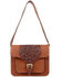 Image #1 - Scully Women's Tooled Flag Handbag, Brown, hi-res