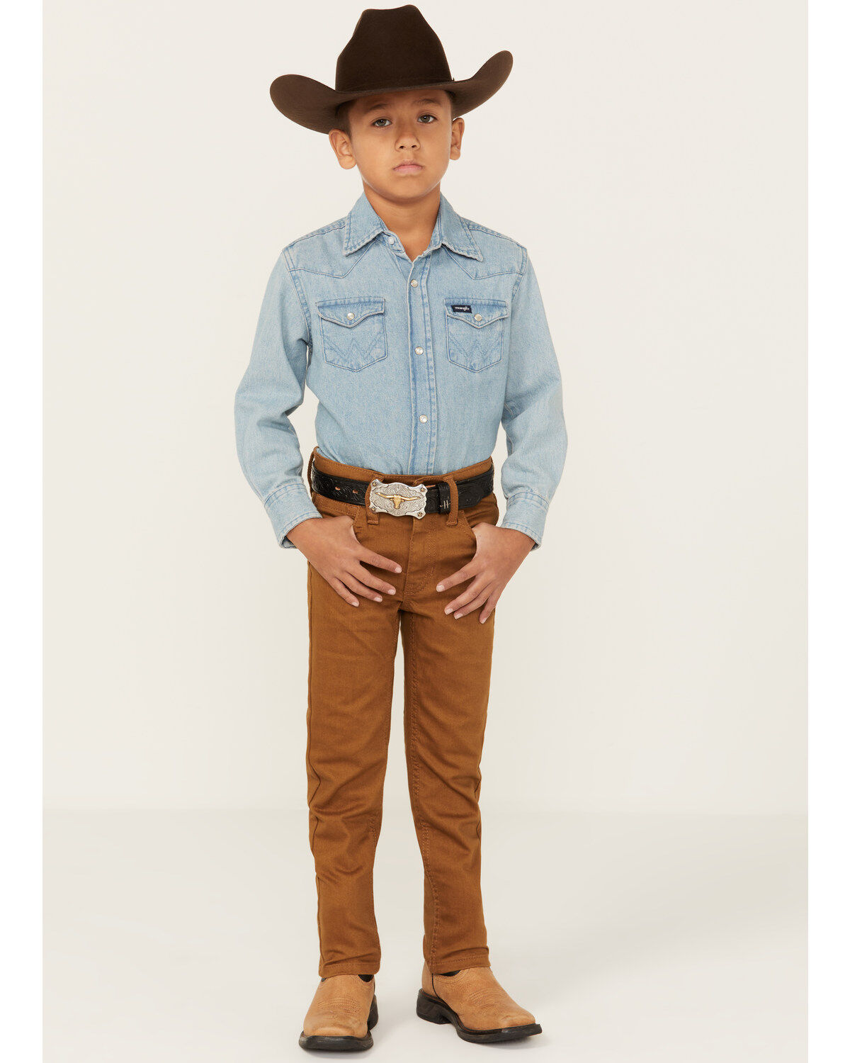 Image #1 - Cody James Little Boys' Rubber Slim Straight Stretch Jeans, , hi-res