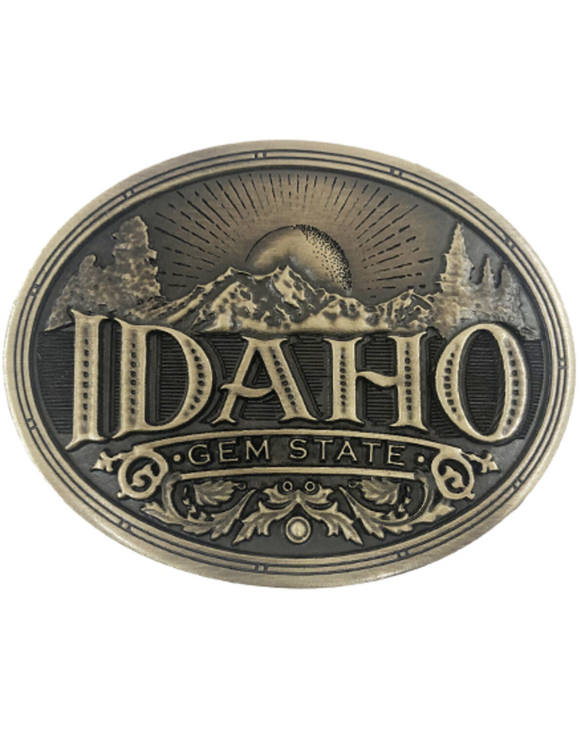 Image #1 - Cody James Idaho Heritage Belt Buckle, Bronze, hi-res