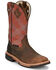 Image #1 - Justin Men's Dalhart Waterproof Western Work Boots - Nano Composite Toe, Brown, hi-res