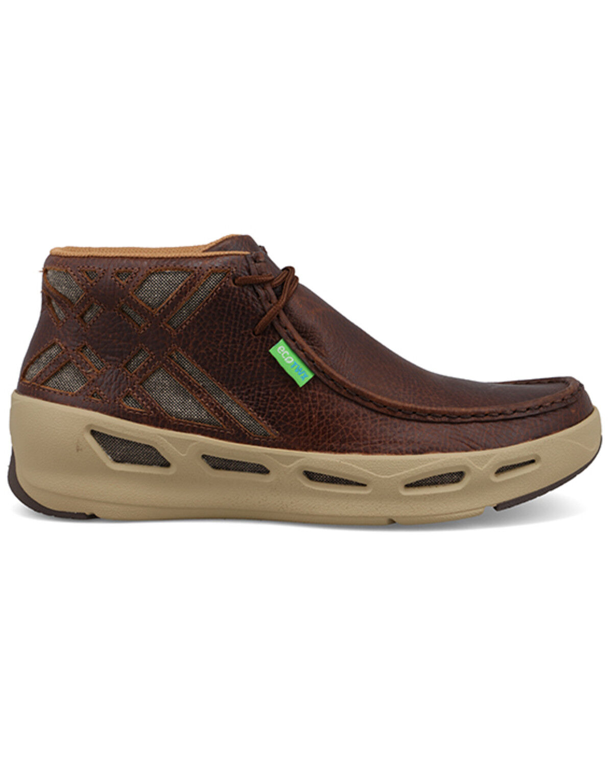 Image #2 - Twisted X Men's Peek-A-Boo Matrix Collection&trade; Casual Shoes - Moc Toe, Brown, hi-res