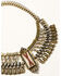 Image #2 - Shyanne Women's Desert Rose Antique Bib Necklace , Gold, hi-res